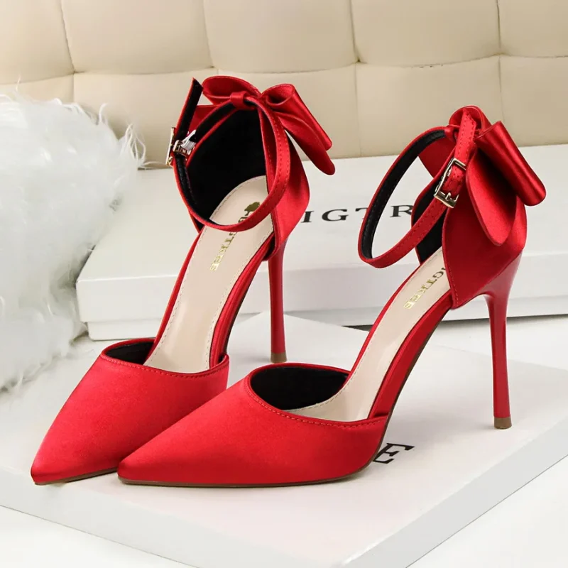 Women Summer 8cm 10cm High Heels Elegant Sandals Lady - Image 23