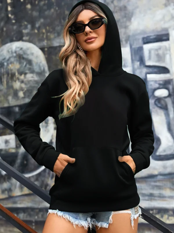 Women's Hooded Sweatshirt Spring And Autumn Casual - Image 5