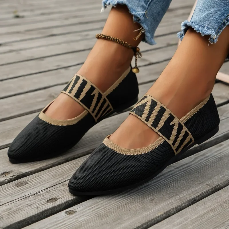 Women's Ballet Flats Casual Shoes Low Heel Barefoot Elegant Woman Sneakers - Image 2