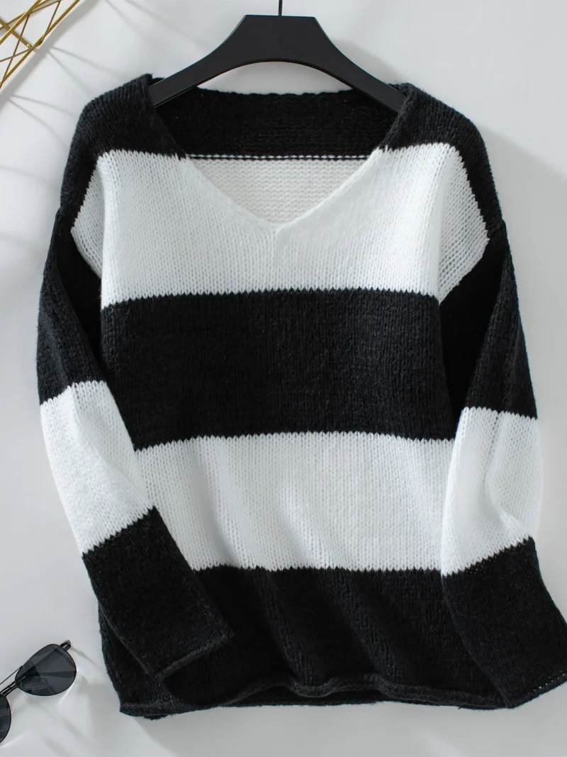 Winter Fashion Streetwear Knitwear Casual Loose Knitted Pulovers - Image 11