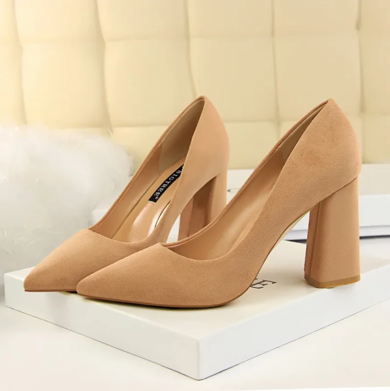 Summer Women 8.5cm High Heels Pumps Escarpins Elegant Sweet Lady - Image 16