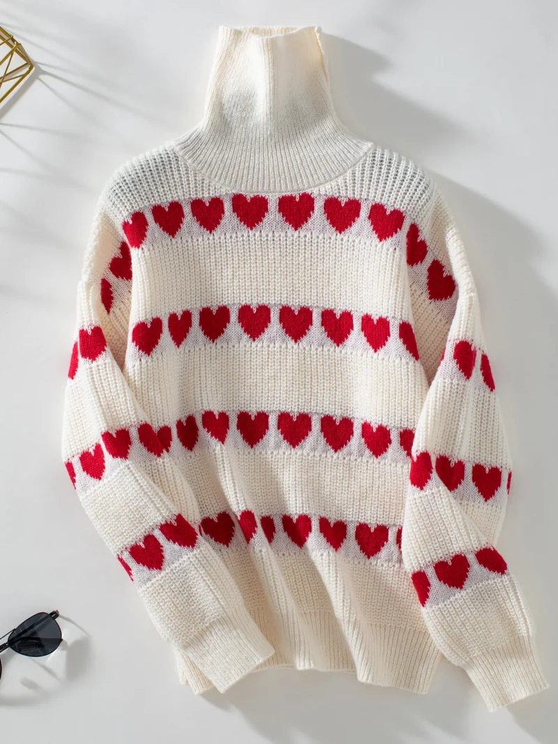 Turtleneck Pullover Sweater For Women 2024 - Image 12