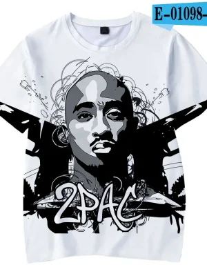 Summer Trend Hot Men’s and Women’s 3D Printed Rap Godfather