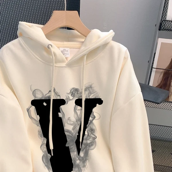 Winter Hooded Sweatshirt For Women Loose Fitting High Street