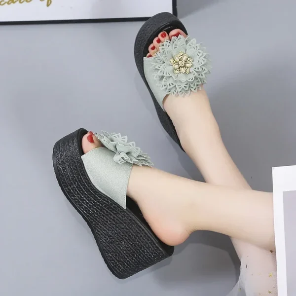 Women Sandals Platform Sandals Shoes Women Summer Sandals Bow Slipper