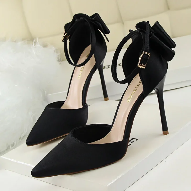 Women Summer 8cm 10cm High Heels Elegant Sandals Lady - Image 3