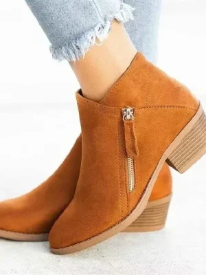 Women Booties 2023 Autumn Suede Boots Women Fashion