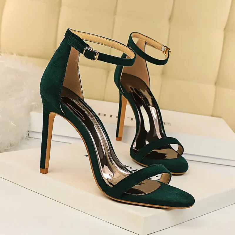 Women Heels Sandals Fetish 10cm High Heels Lady Open Toe - Image 18