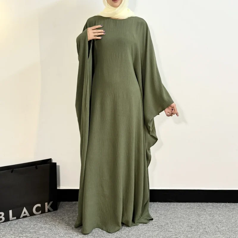 Muslim Abayas Loose Maxi Dresses Women Jilbabs Muslim Dress Full Sleeve - Image 5