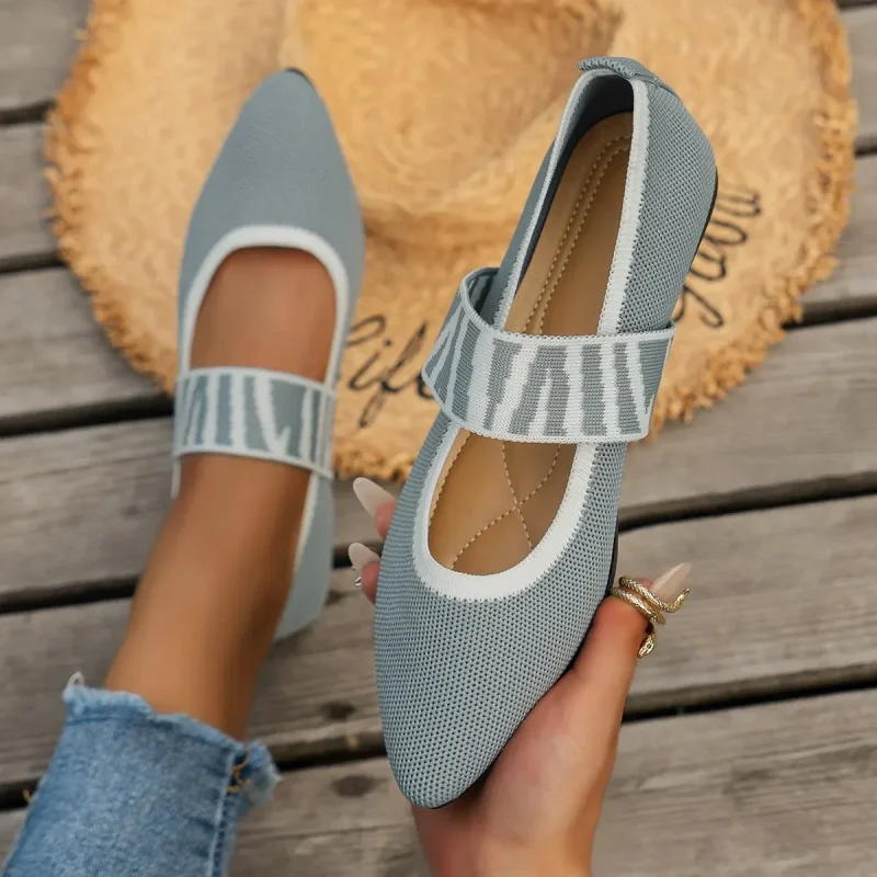 Women's Ballet Flats Casual Shoes Low Heel Barefoot Elegant Woman Sneakers - Image 4