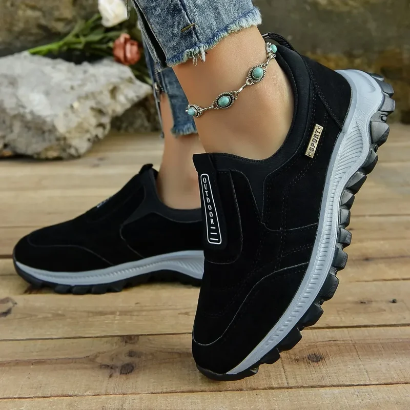 Outdoor Thick Sole Non-Slip Sports Sneakers Mens Fashion Running Walking Shoes