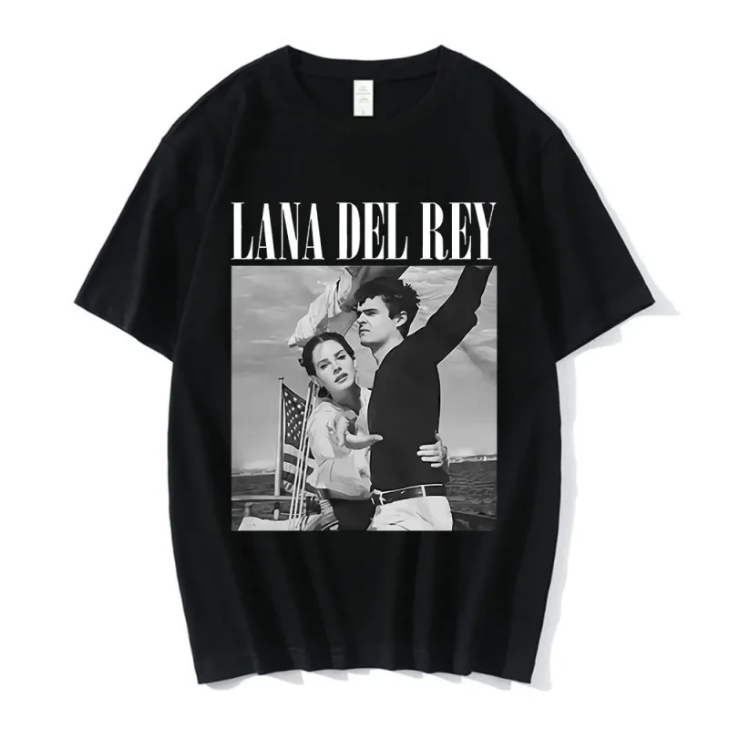 Titanic Graphic Printed T-shirt Fashion Street Casual Loose