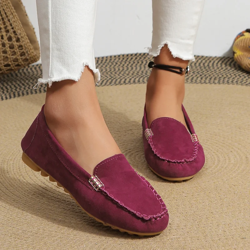 Fashion New Round Toe Solid Color Casual Daily Comfortable Elegant - Image 5