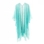 Summer Cardigan Kimono Cape Women 2023 Tassel Hollow Out Knitwear - Image 2