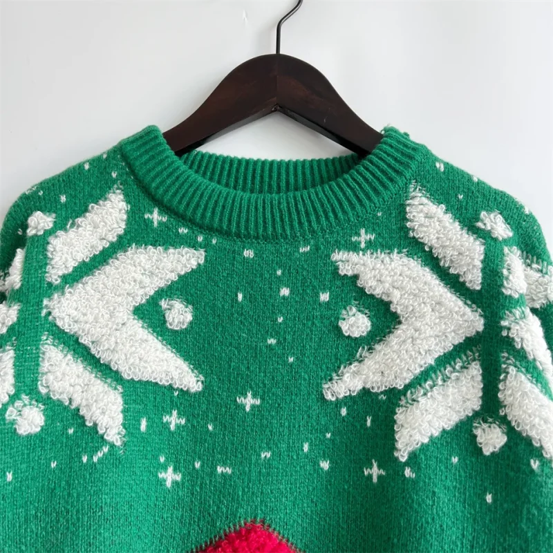 Christmas Sweater Autumn Winter New Year Knitted - Image 12