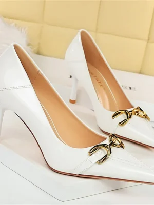 Women 7cm 10cm High Heels Wedding Bridal Replica Pumps Lady