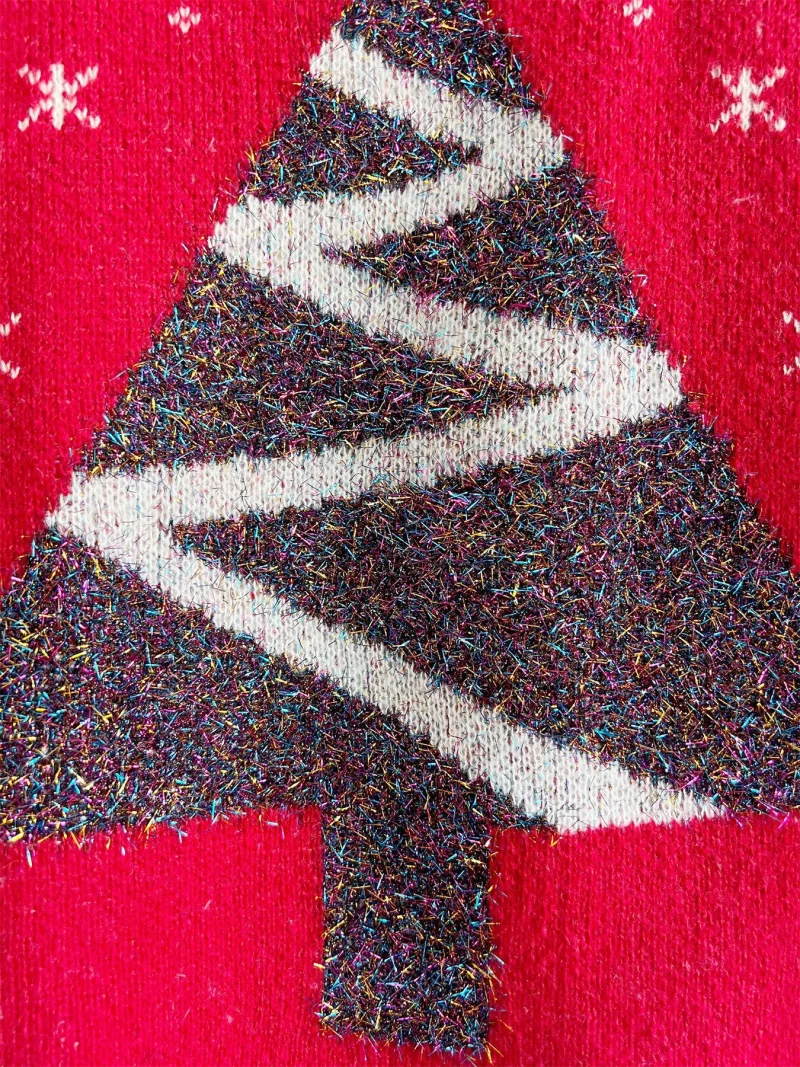 Christmas Sweater Women Long Sleeved Loose Knitted - Image 15