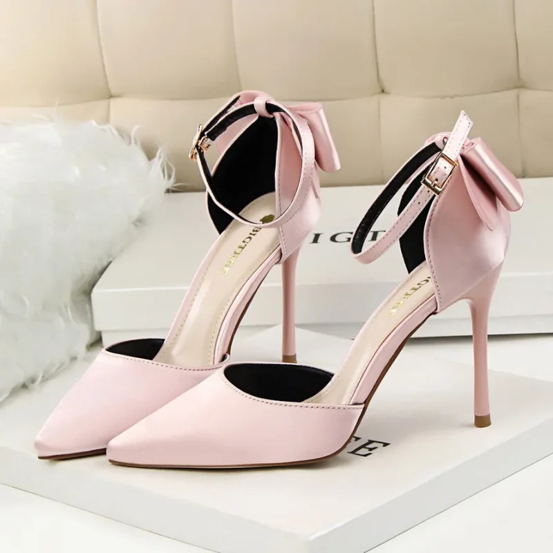 Women Summer 8cm 10cm High Heels Elegant Sandals Lady - Image 25