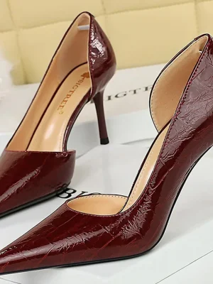 Western Style Party Women Shoes 8cm Thin High Heels