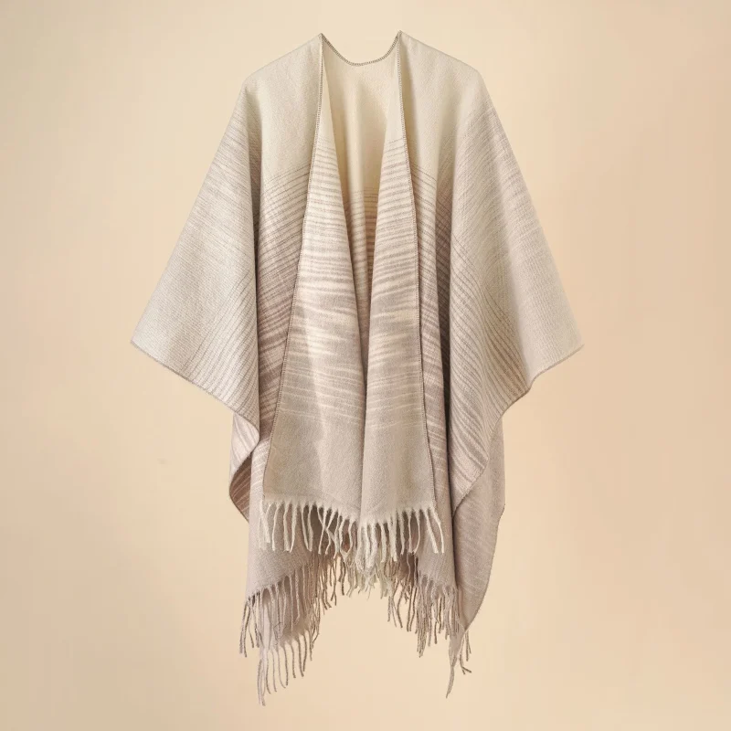 Winter Fashion Plaid Tassel Shawl Women Fashion - Image 14