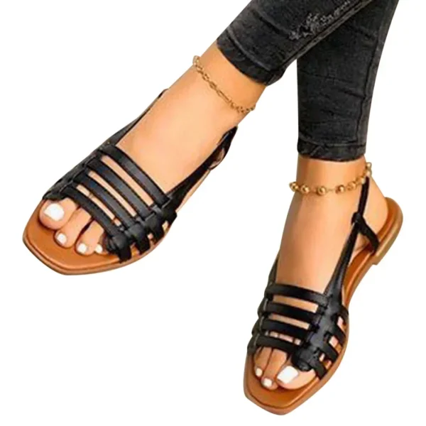 Women Sandals Woman Summer Hollow Out Roman Shoes 2024 - Image 4