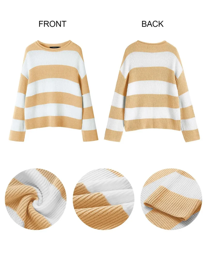 Winter Fashion Sweaters Long Sleeve Knit Jumper - Image 20