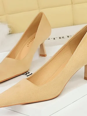 Wedding Bridal Low Heels Square Toe Party Elegant Office Shoes