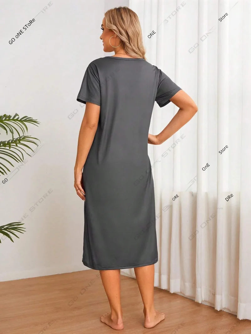 Girls' Hostel Nightgowns Summer Home Women's Nightgowns - Image 5