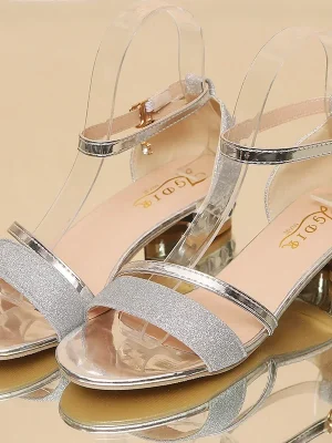 Woman Summer Gold Open Toe Sandal Dress Shoes Womens High Heels Sandals