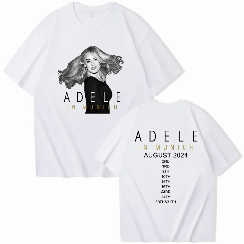 Women's T-shirt Round Neck Loose Casual Fashion Plus Size Fan Short-sleeved Shirt Clothing - Image 3