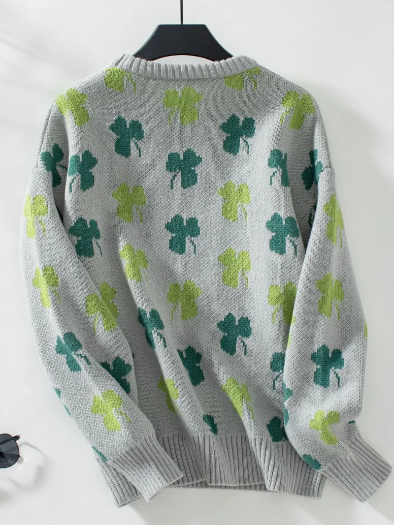 Women's Pullover 2024 Autumn Winter Loose Long Sleeved - Image 12