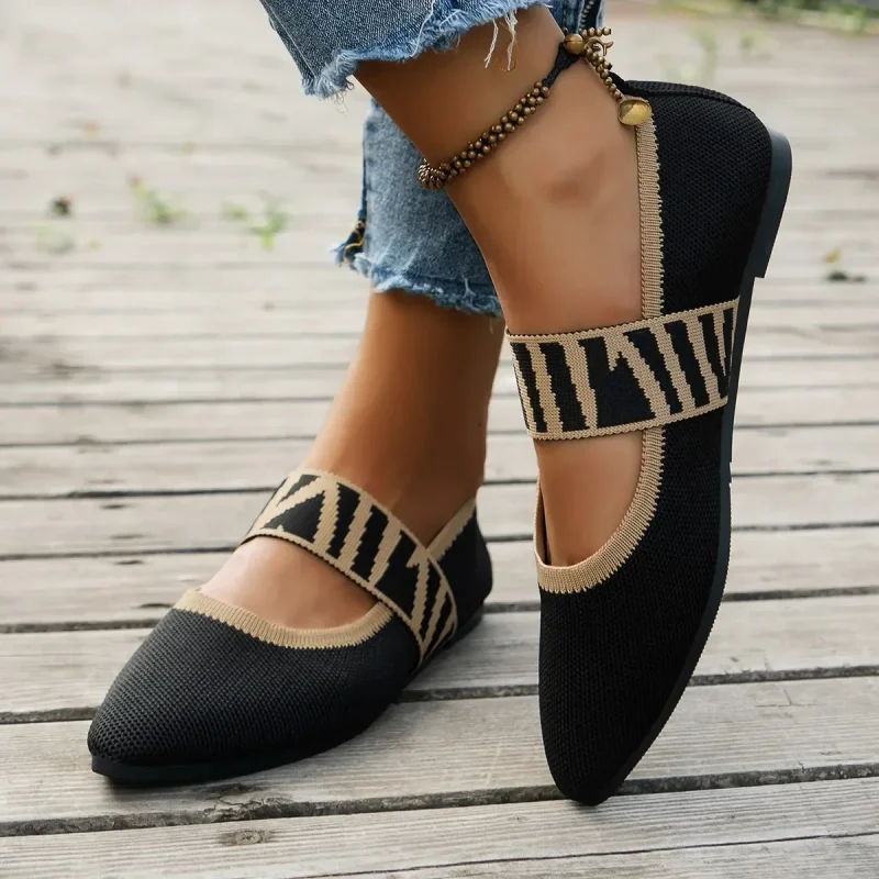 Women's Ballet Flats Casual Shoes Low Heel Barefoot Elegant Woman Sneakers - Image 3