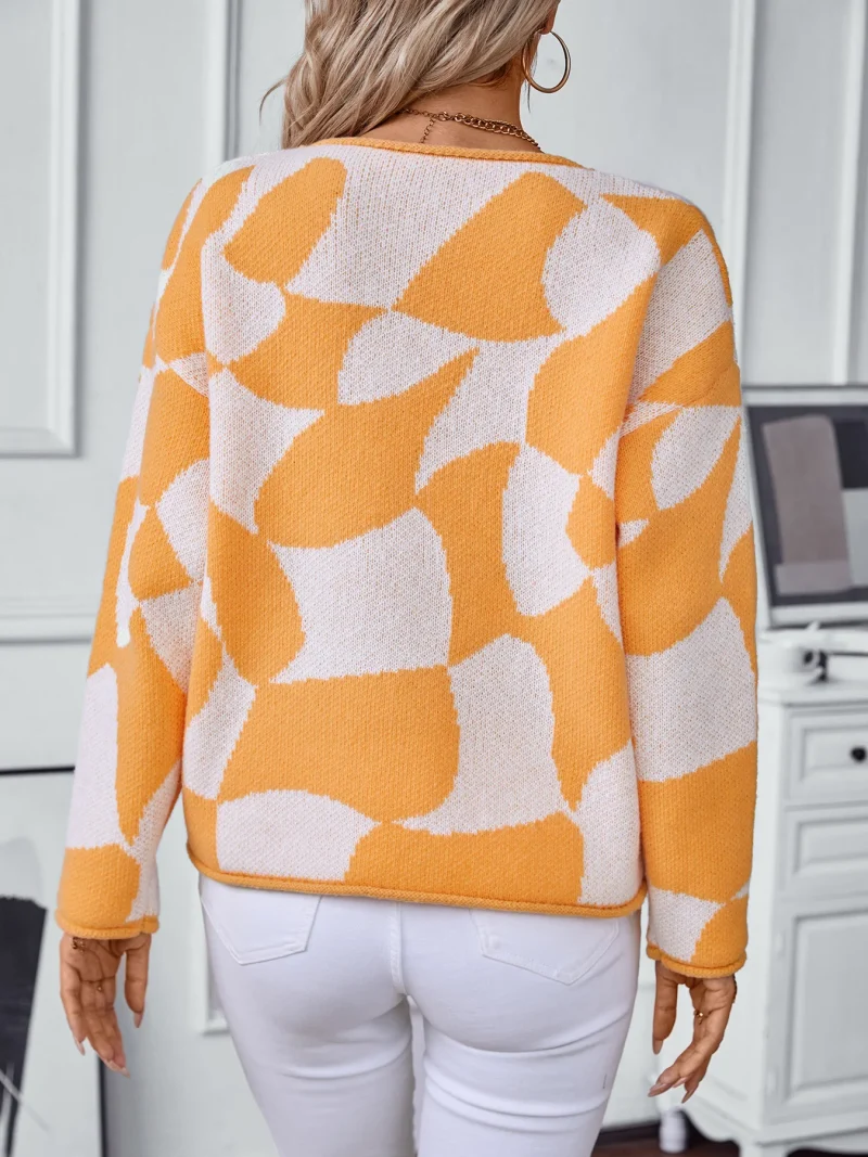 Winter Fashion Loose Long Sleeve Casual Knitted Sweaters - Image 9