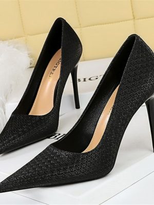 Women Fetish 10cm High Heels Green Pumps Wedding Bridal Stiletto