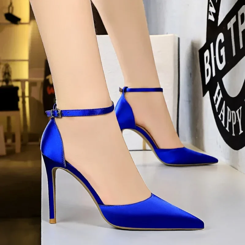 Summer Women 10cm High Heels Sandals Lady Wedding - Image 3