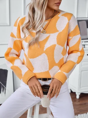 Winter Fashion Loose Long Sleeve Casual Knitted Sweaters