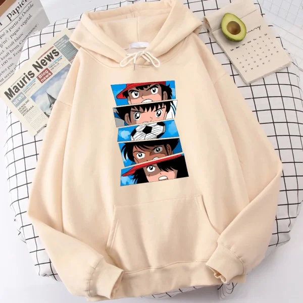 Captain Tsubasa Taro Misaki Printed Sweatshirt Men's Street Hoodie - Image 5