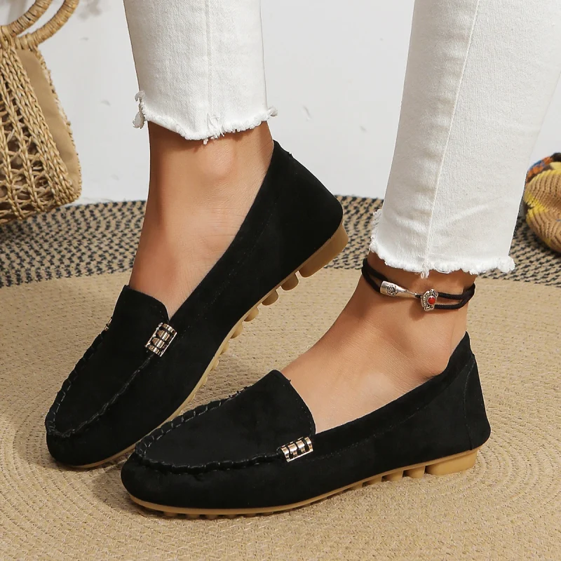 Fashion New Round Toe Solid Color Casual Daily Comfortable Elegant - Image 2