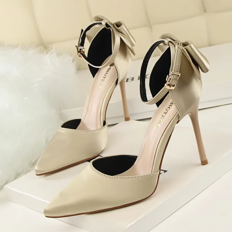 Women Summer 8cm 10cm High Heels Elegant Sandals Lady - Image 26