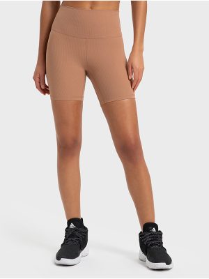 High Waist Nude Feel Yoga Pants – Slimming Riding Shorts for Women