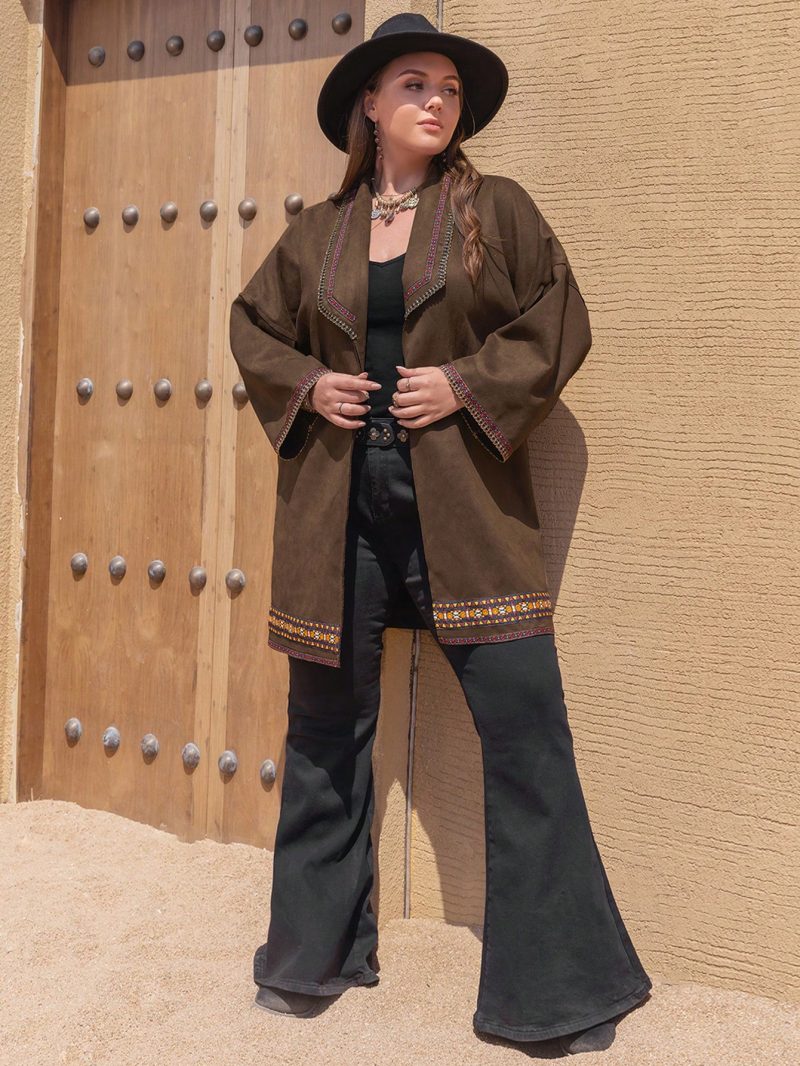 Plus Size Slim Fit Jacket – Autumn & Winter Women’s Outerwear - Image 5