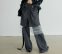 Autumn Winter Asymmetric Lace 3-Piece Skirt Pants Suit