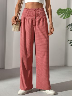 Early Autumn High Waist Straight Trousers – Casual Elegant French Women’s Pants