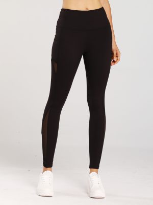 Mesh Cropped Pants – Criss-Cross Waist & Hip Lifting Design