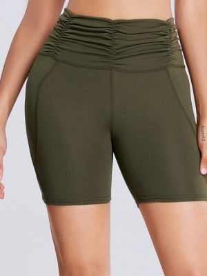 Peach Hip Raise High Waist Fitness Shorts – Quick Drying Yoga