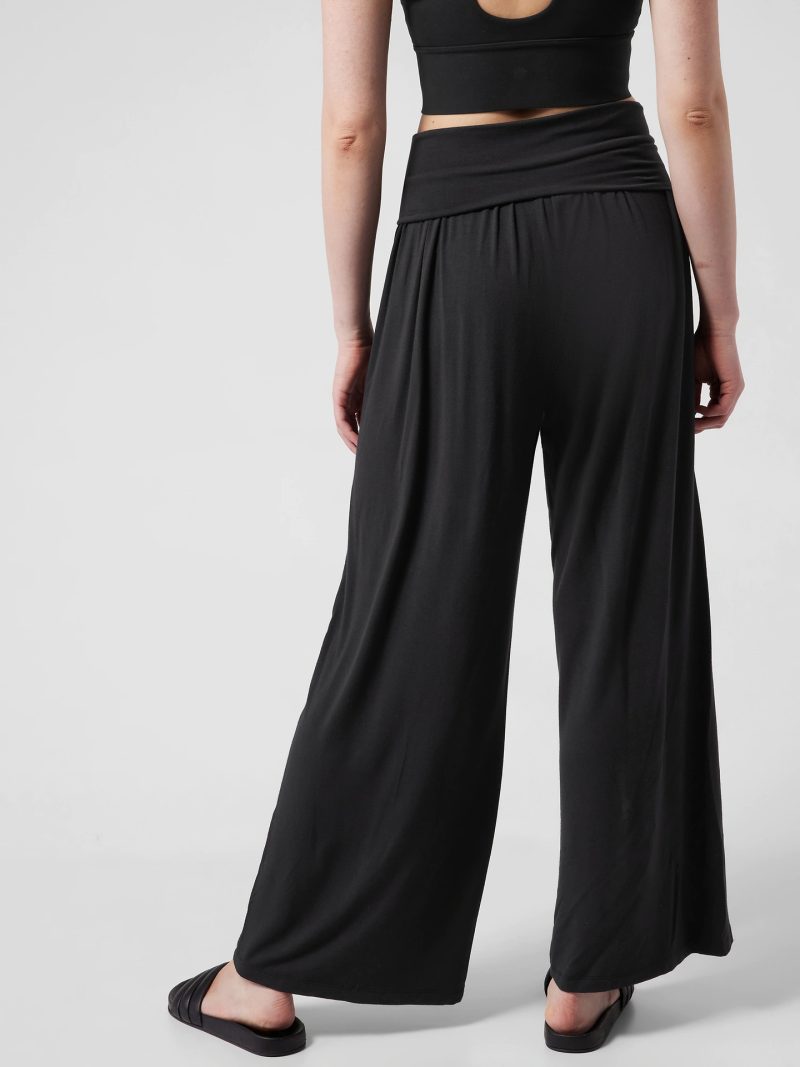 Loose Fit Wide Leg Sports Pants - Slimming Yoga & Running - Image 3