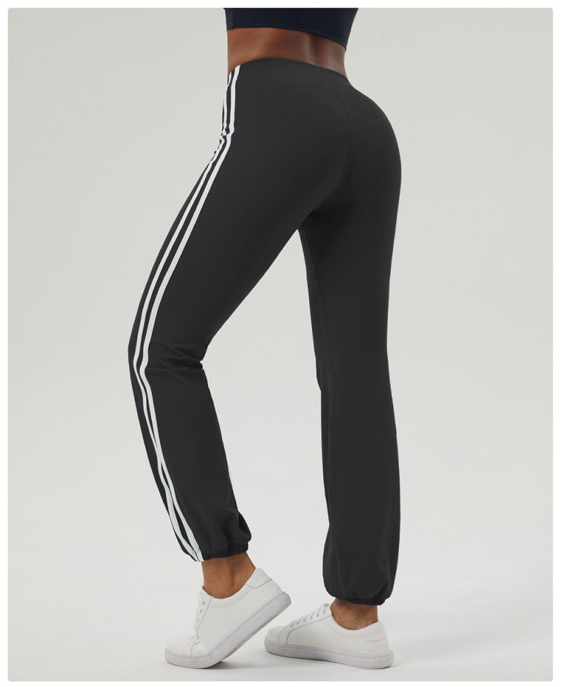 High Waist Ankle Tied Yoga Pants Women Hip Raise Outdoor Training - Image 5