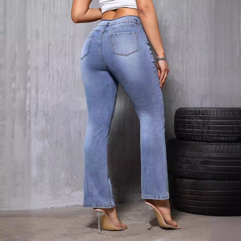 High Waist Bootcut Jeans for Women – Summer Slim Fit - Image 4