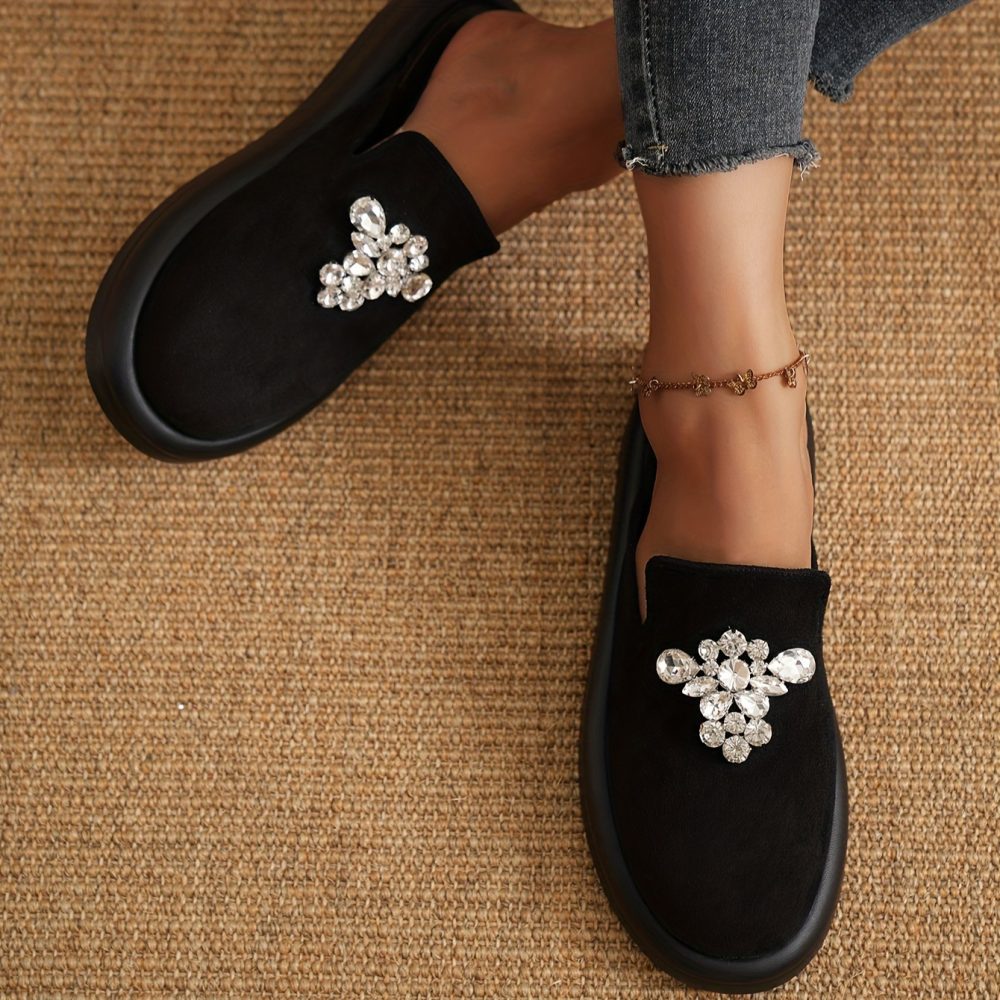 Thick Bottom Plus Size Round Toe Sandals for Women - Image 3
