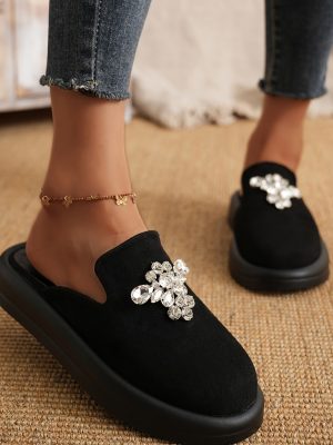 Thick Bottom Plus Size Round Toe Sandals for Women